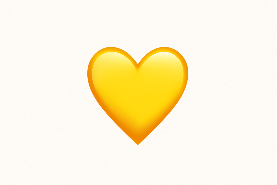 Gelbes Herz – Bedeutung des WhatsApp-Smiley