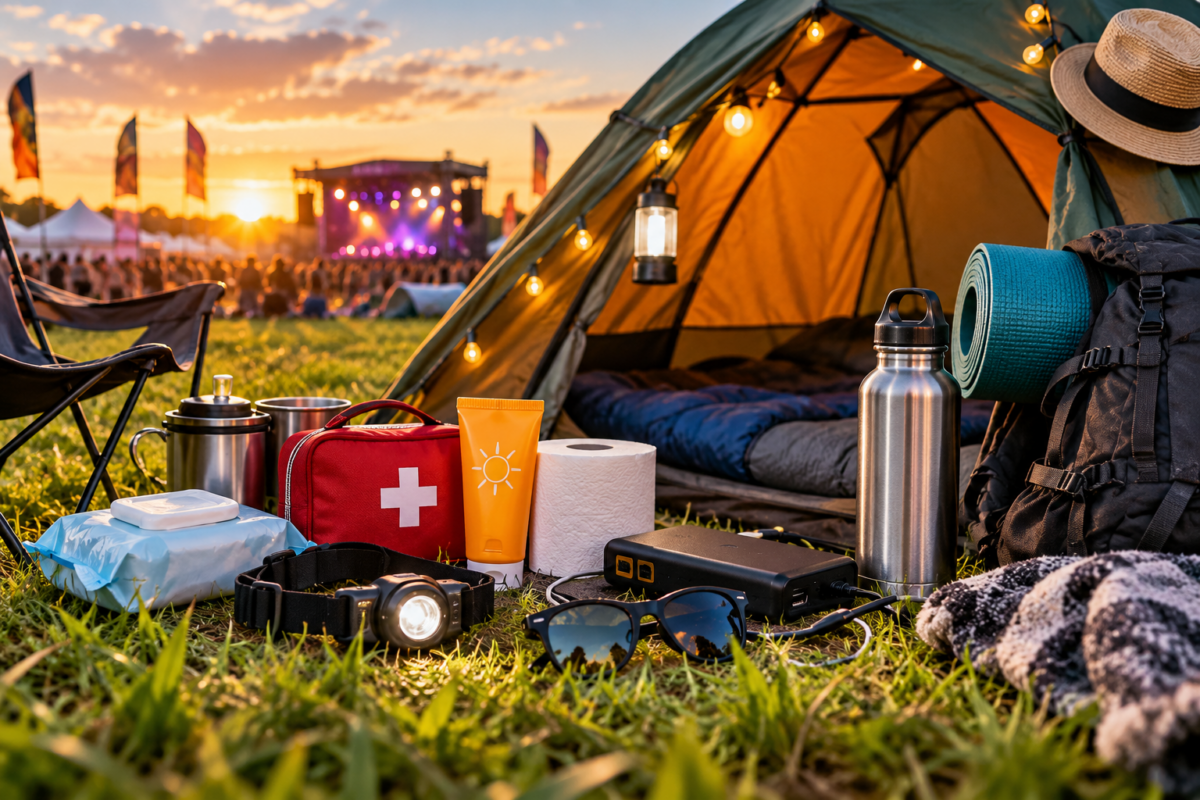 Festival-Checkliste: Die 10 wichtigsten Dinge, die auf keinen Fall im Zelt fehlen dürfen